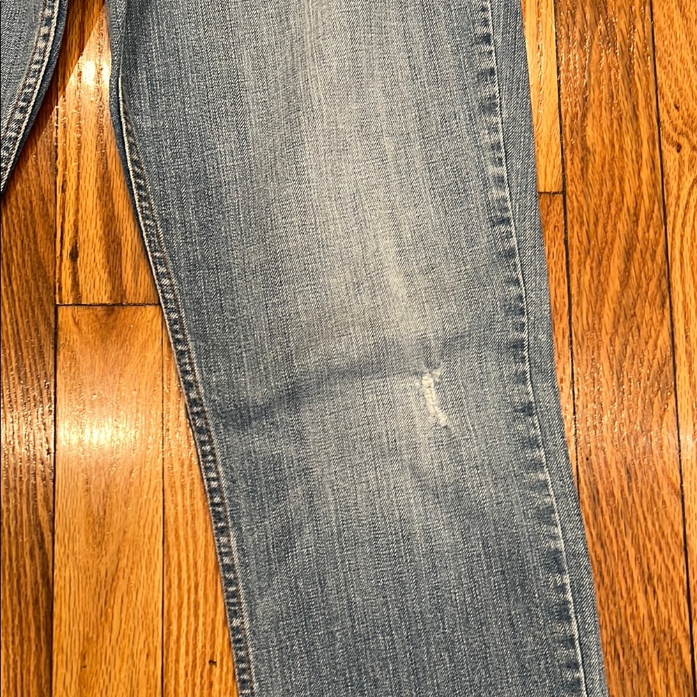 Women's Levi’s  Blue Jeans Size 12 5- Pocket Double Button Zipper Front - Picture 6 of 11